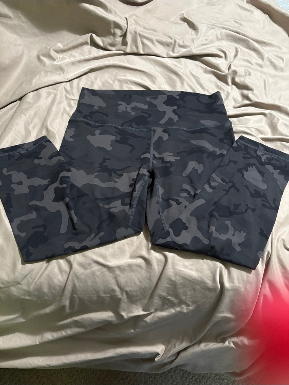 ZYIA Active Black Hoodie with Black & White Leopard Leggings and Camo Leggings - Picture 7 of 10